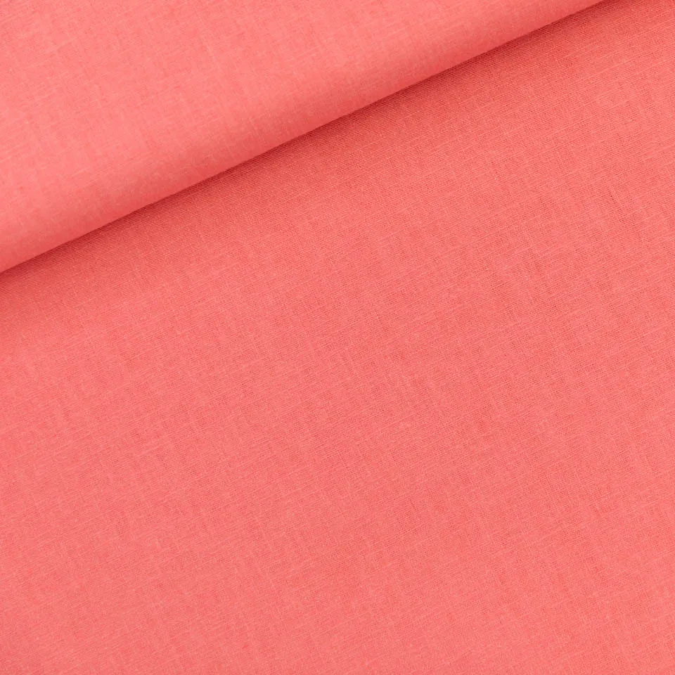 Linnen viscose koraal - Tea Rose - See you at six